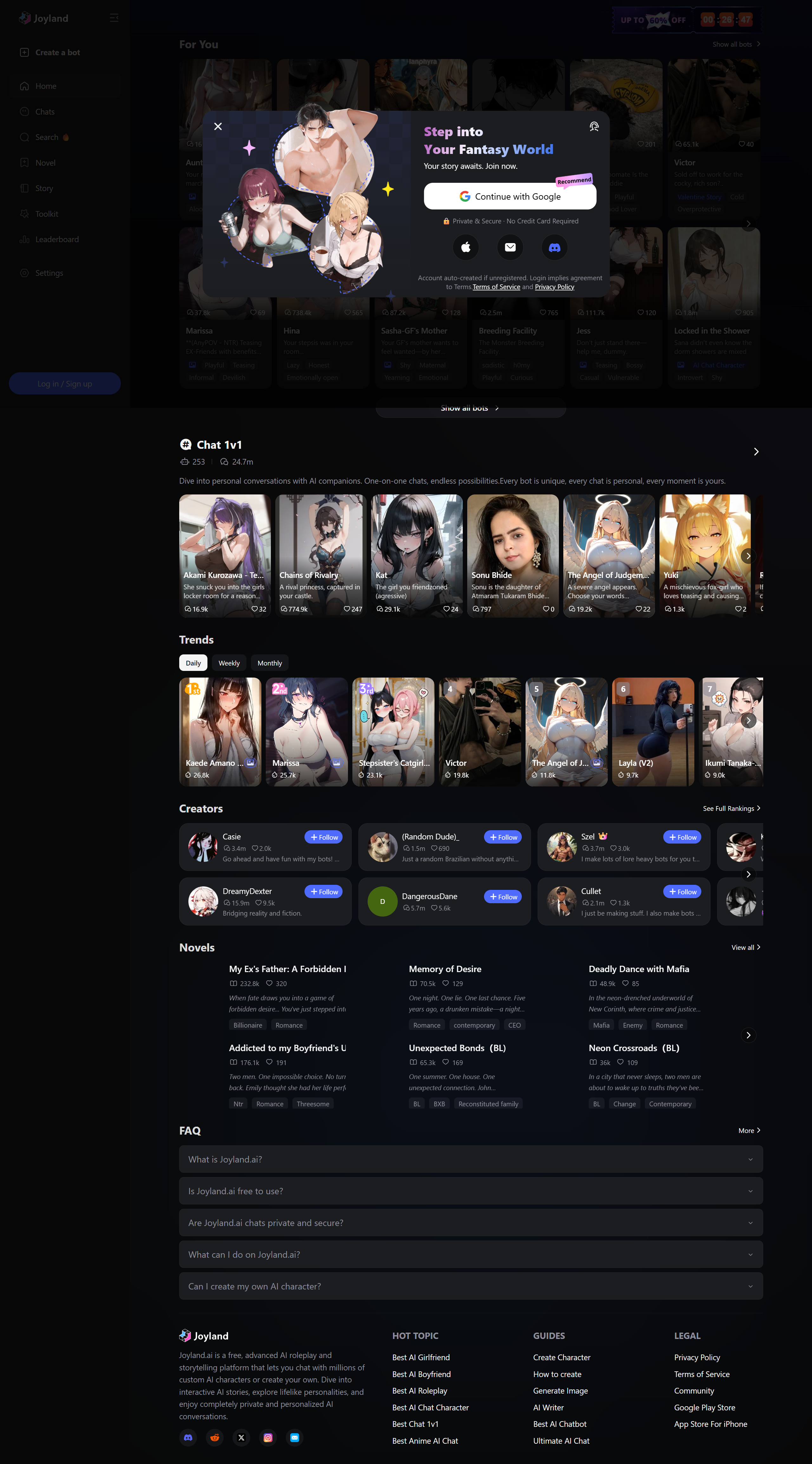 Joyland AI platform overview
